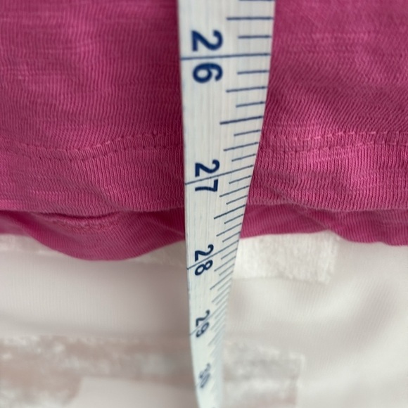 Lane Bryant Pink Sleeveless Top w/Crochet Neckline. 100% Cotton. Size 14/16. - Picture 9 of 9